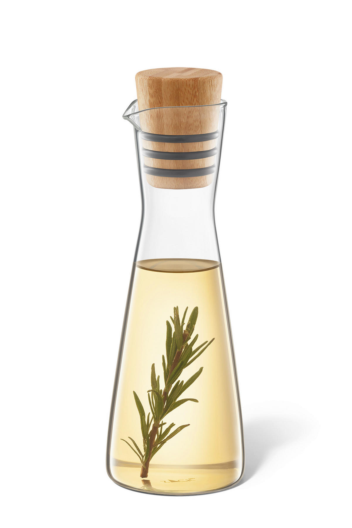 ESSIG-/ÖLFLASCHE - Klar, KONVENTIONELL, Glas (7/20,5cm) - Zack