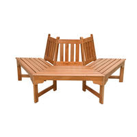 BAUMBANK 78/78/155 cm Eukalyptusholz   - Braun, Basics, Holz (78/78/155cm) - Gardenson