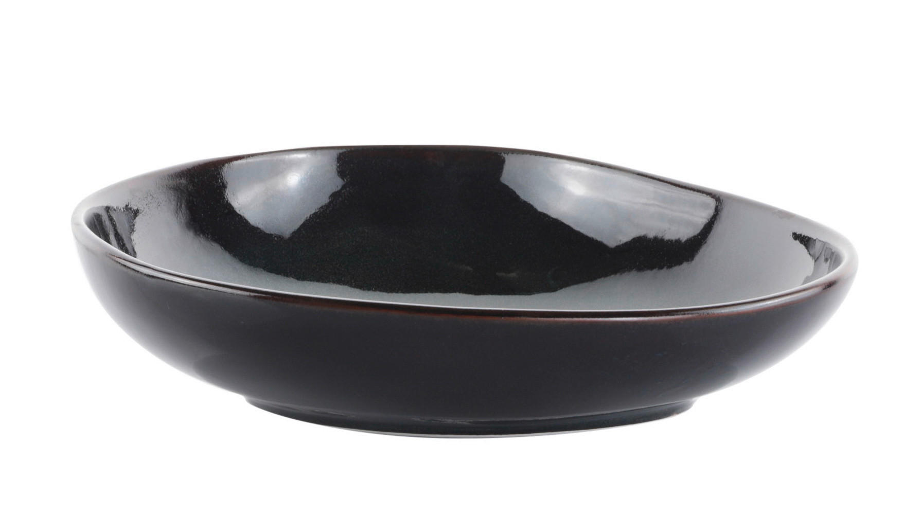 SUPPENTELLER ORGANIC OCEAN BLUE 22,5/19,5 cm  - Dunkelblau, Trend, Keramik (22,5/19,5cm) - Novel