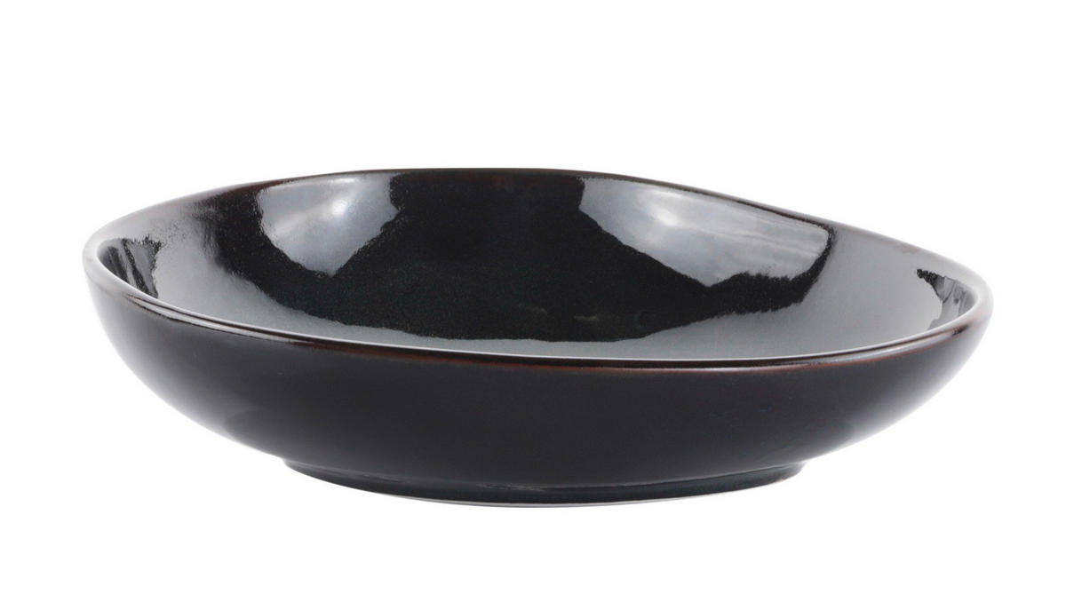 SUPPENTELLER ORGANIC OCEAN BLUE 22,5/19,5 cm  - Dunkelblau, Trend, Keramik (22,5/19,5cm) - Novel