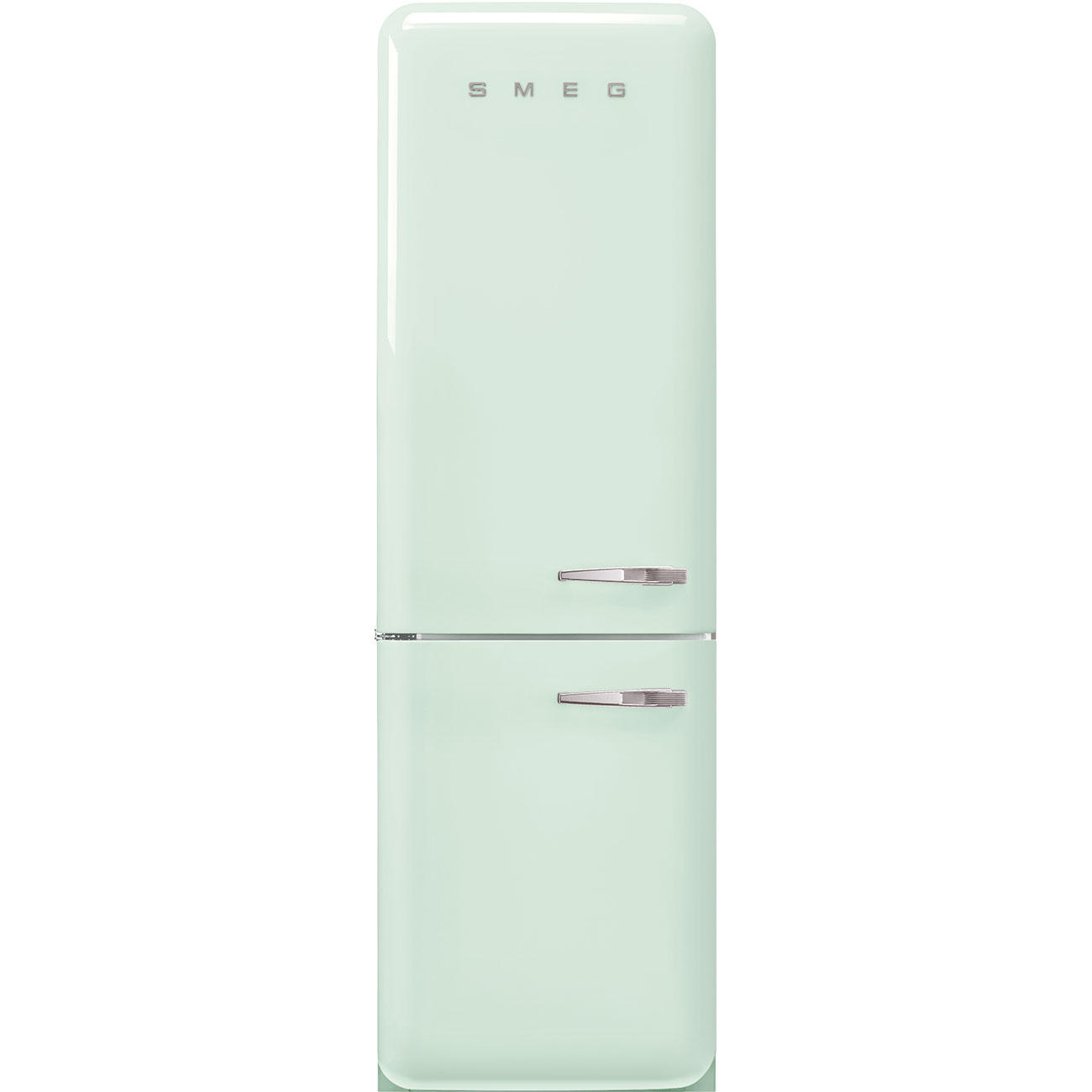 KÜHL-GEFRIER-KOMBINATION FAB32LPG5  - Pastellgrün, Basics, Metall (60/196,8/72,8cm) - SMEG