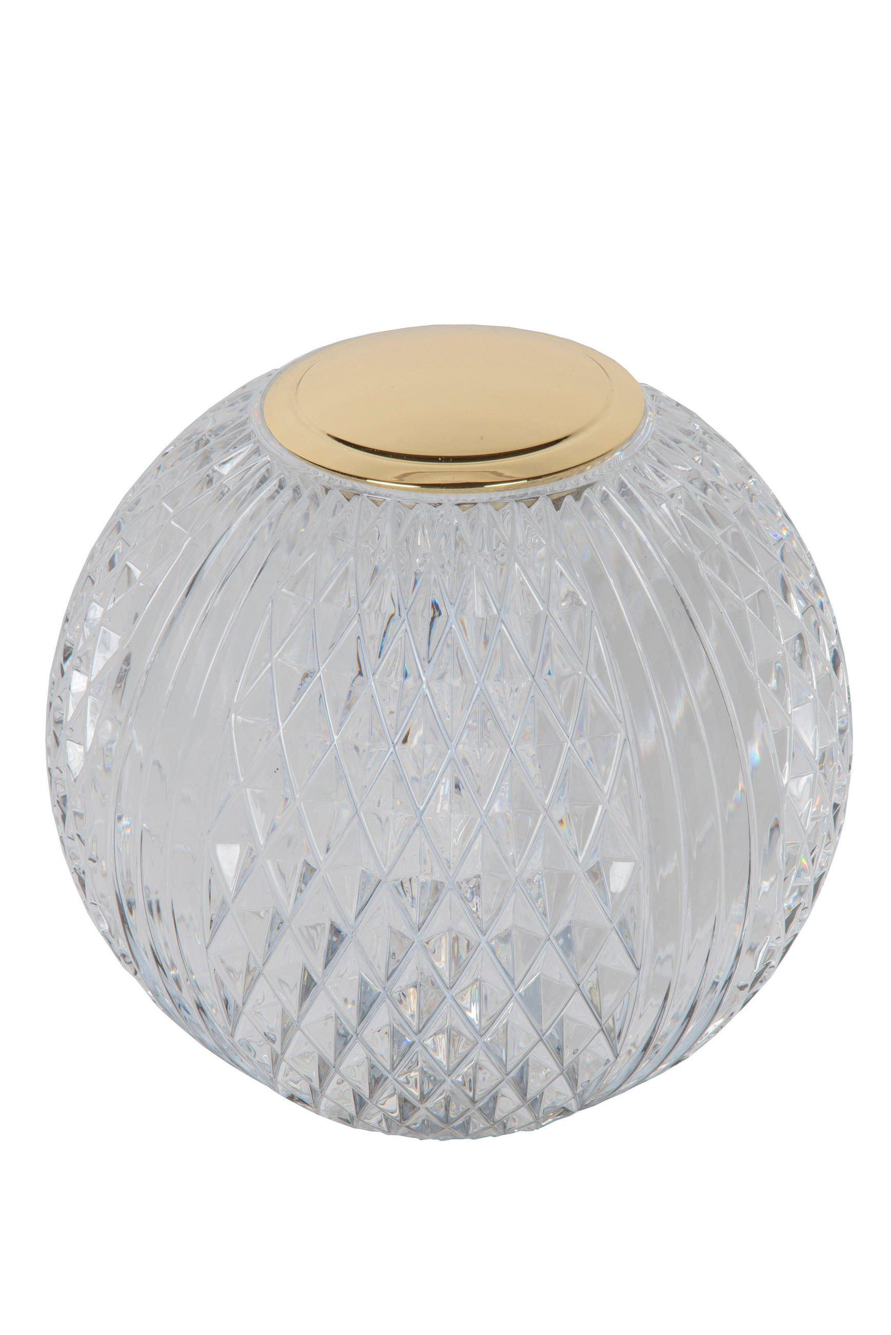 LED-TISCHLEUCHTE - Transparent, Design, Kunststoff (9/9/8.7cm) - Lucide