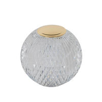 LED-TISCHLEUCHTE - Transparent, Design, Kunststoff (9/9/8.7cm) - Lucide