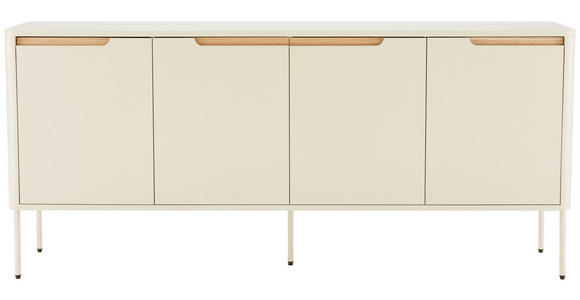 SIDEBOARD 170/75/40 cm  - Eichefarben/Grauweiß, Design, Holz/Holzwerkstoff (170/75/40cm) - Carryhome