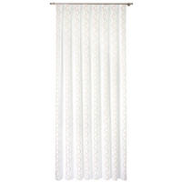 Perdea Tip Plasă  - crem/roz, Basics, textil (290cm) - Ambiente