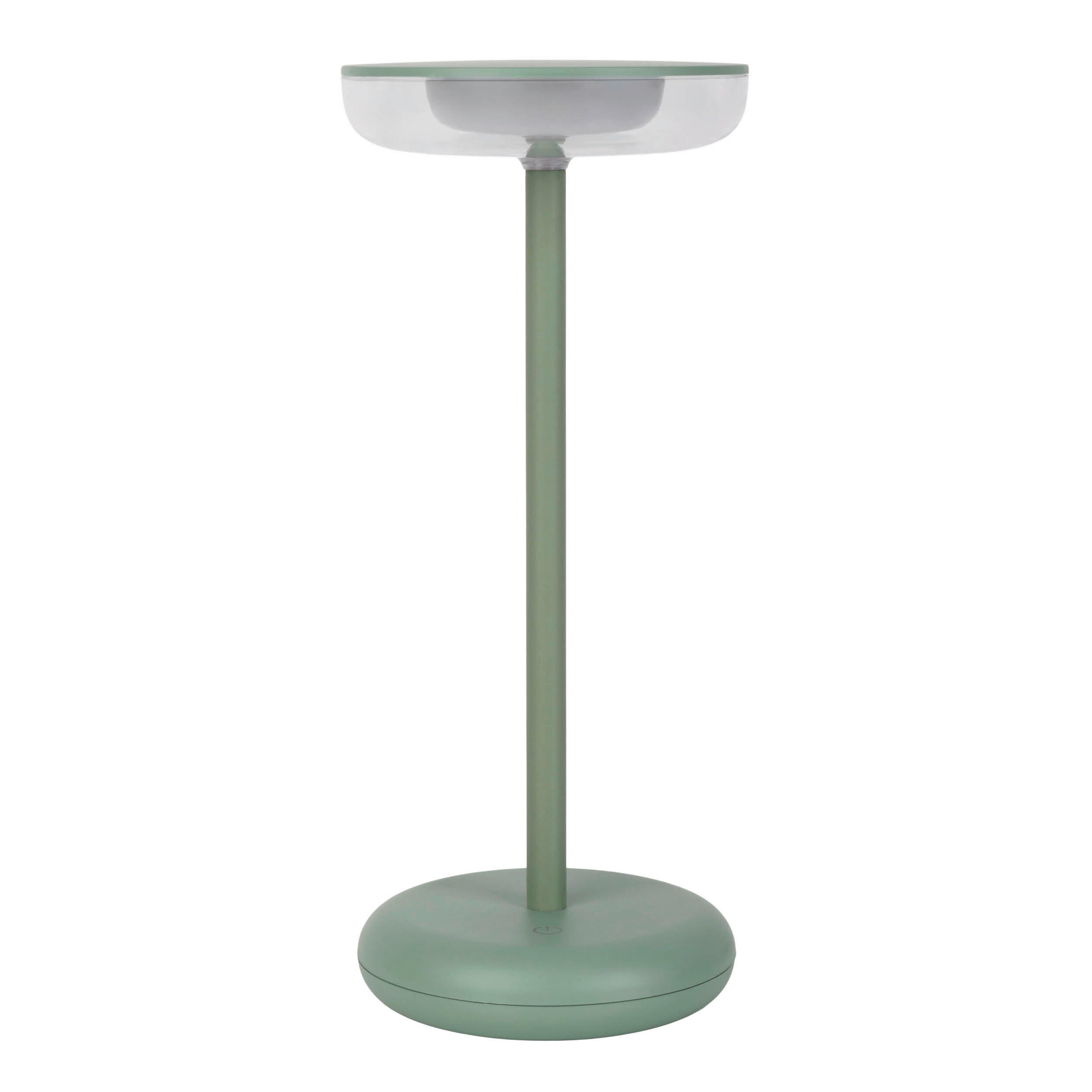 AKKU-TISCHLEUCHTE PASI 10,5/11/26 cm   - Salbeigrün, Design, Metall (10,5/11/26cm) - Näve