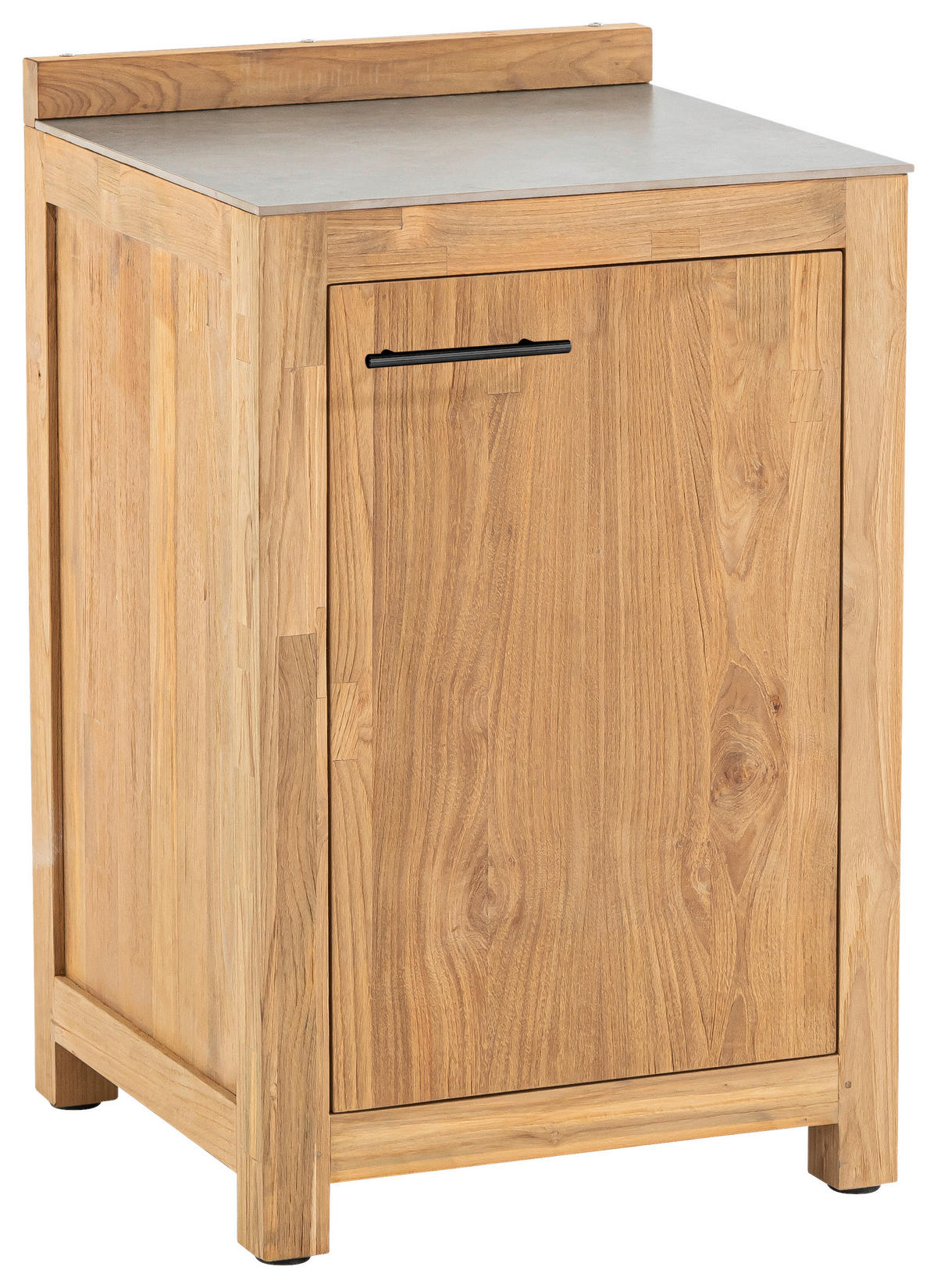 OUTDOORKÜCHE - Anthrazit/Titanfarben, Trend, Holz/Keramik (60/94,7/57,5cm)