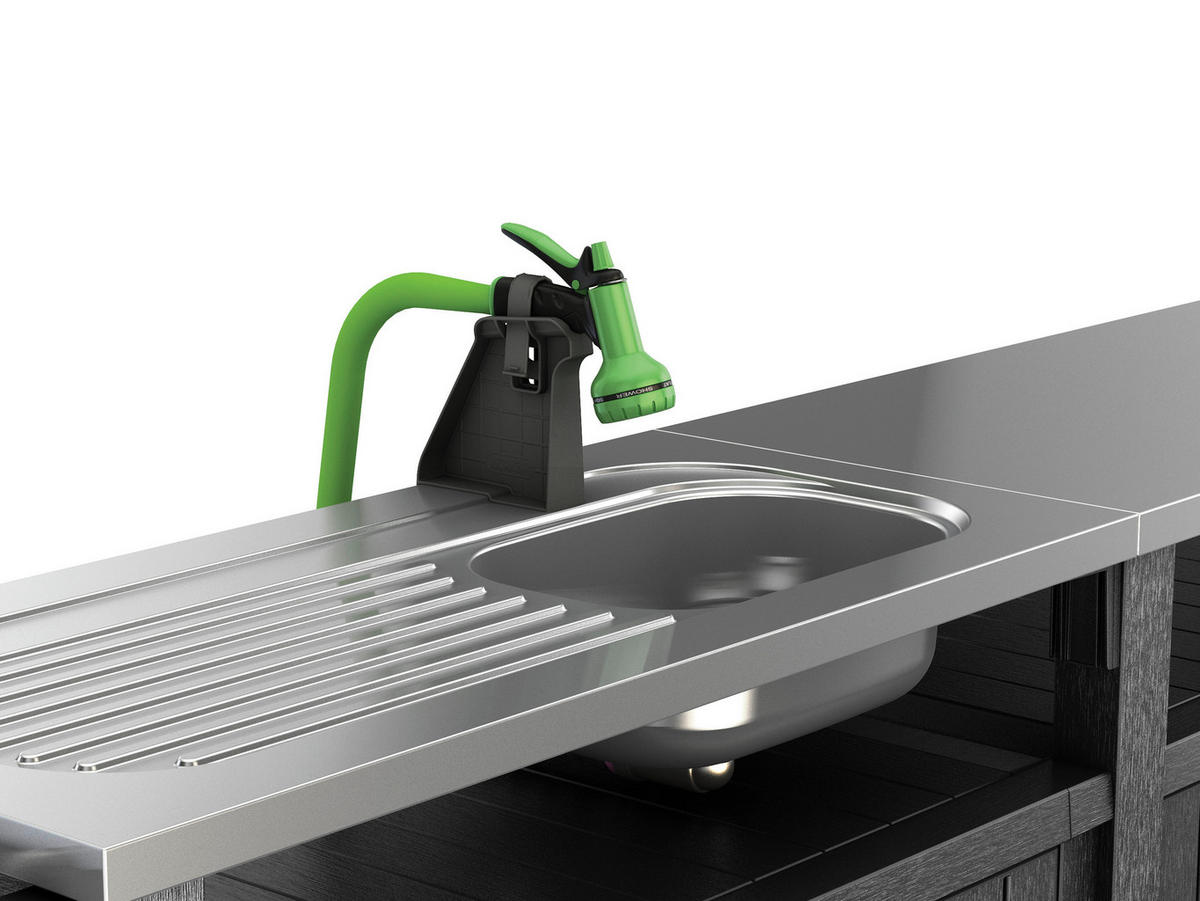 ZÁHRADNÝ BAROVÝ STÔL  - grafitová, Design, kov/plast (237/90/52cm) - Ambia Garden