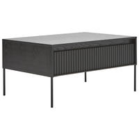 DOHÁNYZÓASZTAL fém, faalapú anyag 100/70/50 cm   - fekete, Trend, faalapú anyag/fém (100/70/50cm) - Carryhome