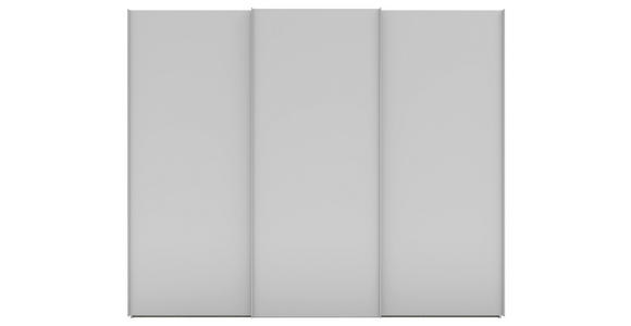 SCHWEBETÜRENSCHRANK 270/223/69 cm 3-türig Grau - Alufarben/Grau, KONVENTIONELL, Holzwerkstoff/Metall (270/223/69cm) - Novel