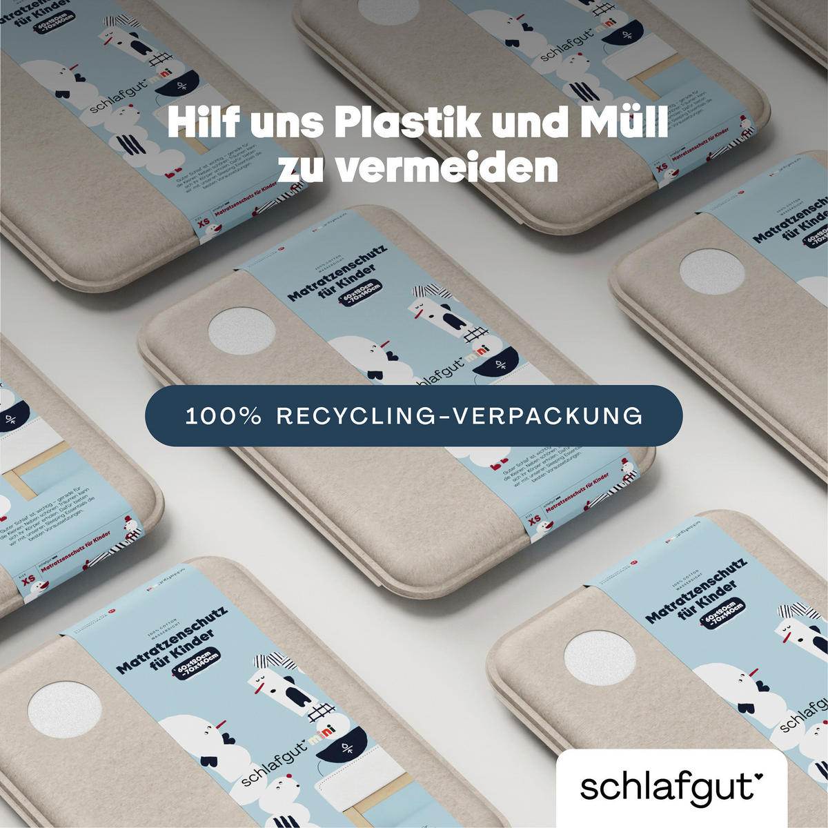 MATRATZENAUFLAGE - Weiß, Basics, Textil (70/140cm) - Schlafgut