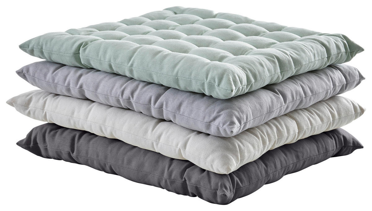 SITZKISSEN 40/40 cm  - Blau, Design, Textil (40/40cm) - Boxxx