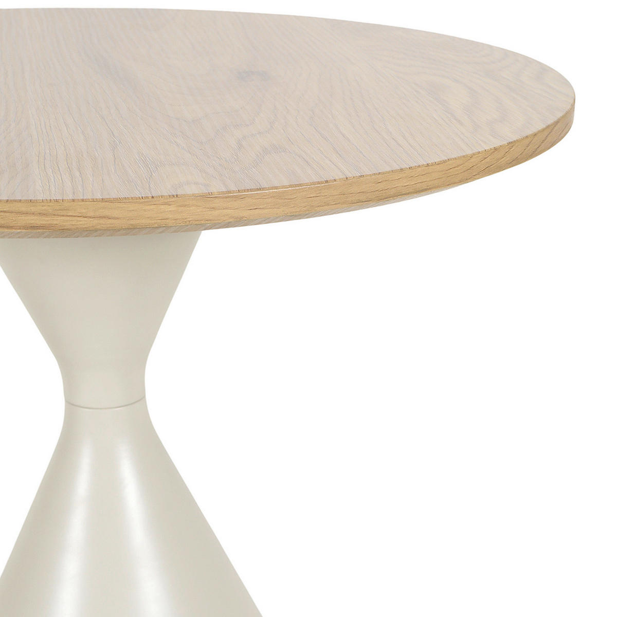 SOFFBORD i trämaterial 50/55 cm  - vit/naturfärgad, Design, metall/trämaterial (50/55cm) - Belluti