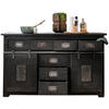 SIDEBOARD 150/90/45 cm  - Schwarz/Grau, KONVENTIONELL, Holz/Metall (150/90/45cm) - Livetastic