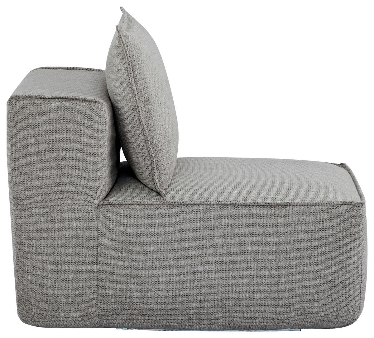 SOFAELEMENT Webstoff Taupe  - Taupe, Design, Kunststoff/Textil (71/80/70cm) - Carryhome