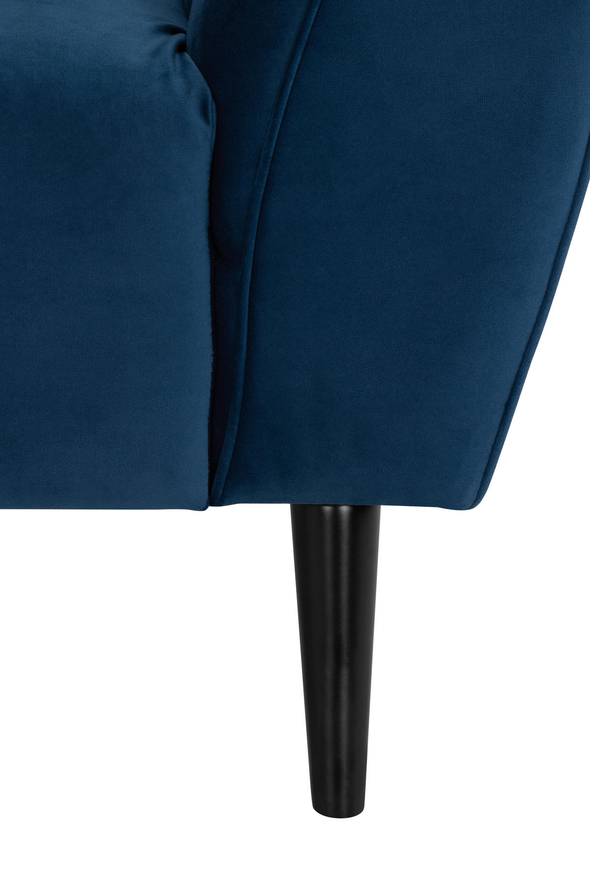 COCKTAILSESSEL - Blau/Schwarz, MODERN, Holz/Textil (116/78,5/87cm) - P & B
