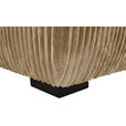 ECKSOFA Beige Cord  - Beige/Schwarz, MODERN, Holz/Textil (208/322cm) - Carryhome