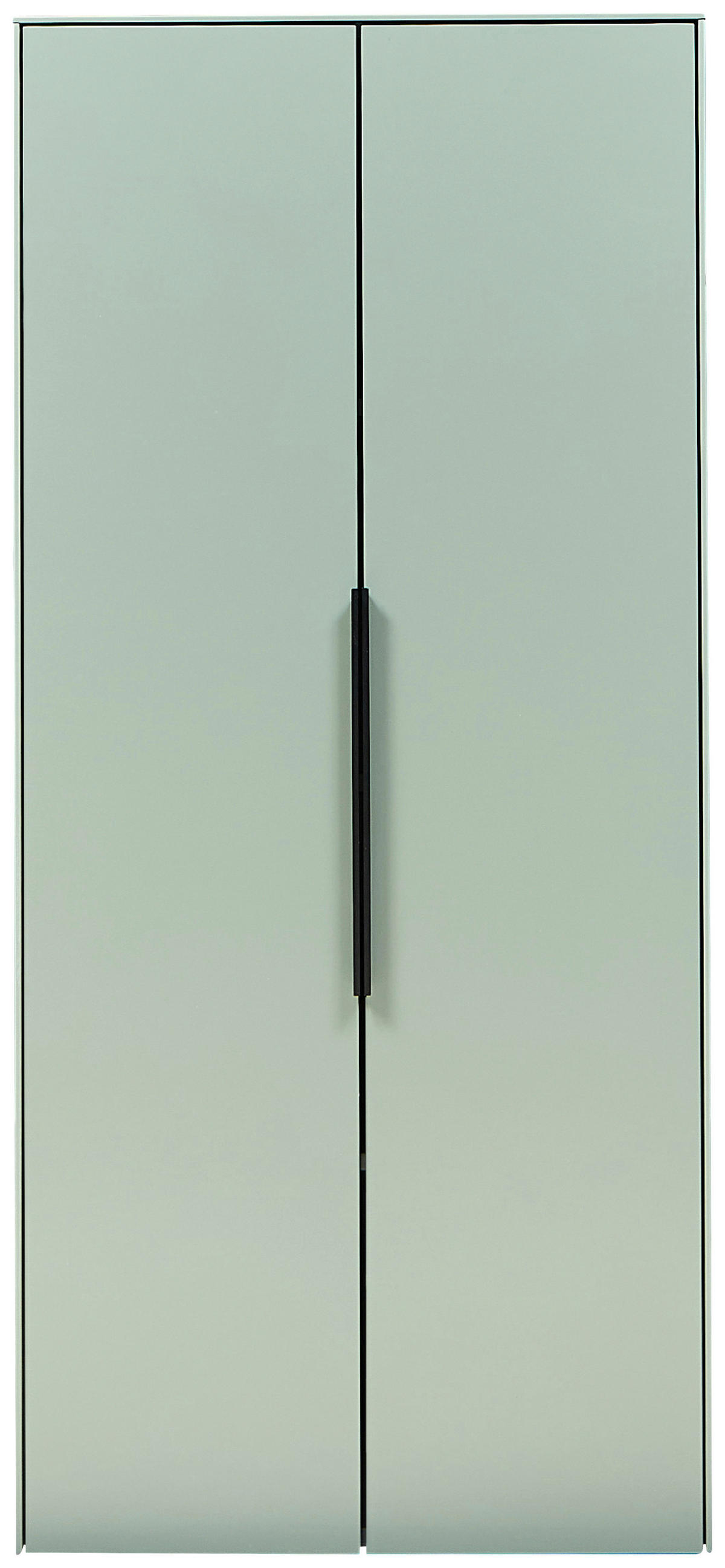 MIDISCHRANK 60/135/30 cm  - Schwarz/Grün, Design, Holzwerkstoff/Kunststoff (60/135/30cm) - home24