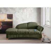 OTTOMANE in Mikrofaser Grün  - Wildeiche/Grün, KONVENTIONELL, Holz/Textil (190/84/86cm) - Livetastic