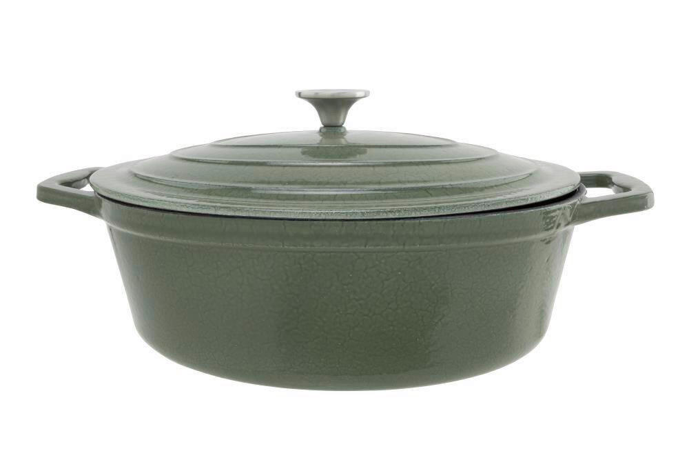 PEKAČ Castard  - zelena, Basics, metal (33,5/25cm)