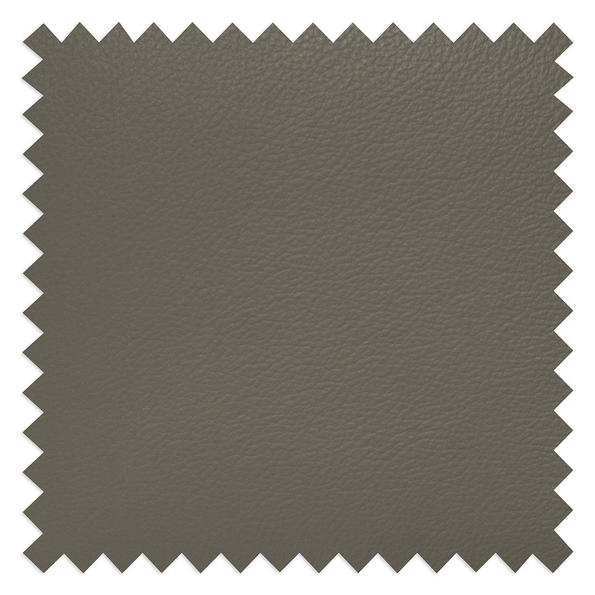 ECKSOFA Lederlook Echtleder Schlammfarben  - Chromfarben/Schlammfarben, Design, Leder/Textil (252/179cm) - Livetastic