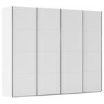 SCHWEBETÜRENSCHRANK  in Weiß  - Chromfarben/Weiß, Design, Holzwerkstoff/Metall (271/235/68cm) - Novel