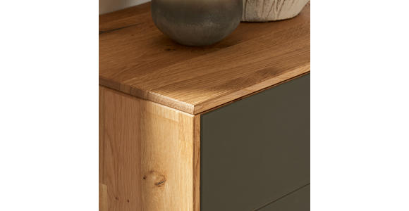 SCHUHSCHRANK  in 60/105/38 cm  - Eichefarben/Anthrazit, Natur, Glas/Holz (60/105/38cm) - Waldwelt