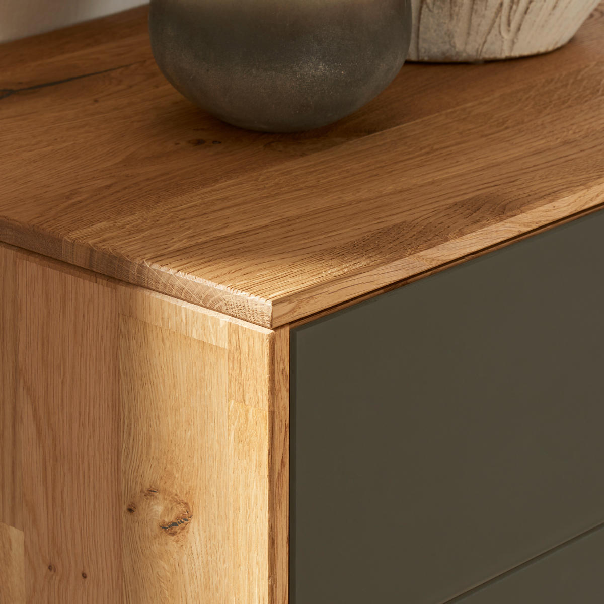SCHUHSCHRANK  in 60/105/38 cm  - Eichefarben/Anthrazit, Natur, Glas/Holz (60/105/38cm) - Waldwelt