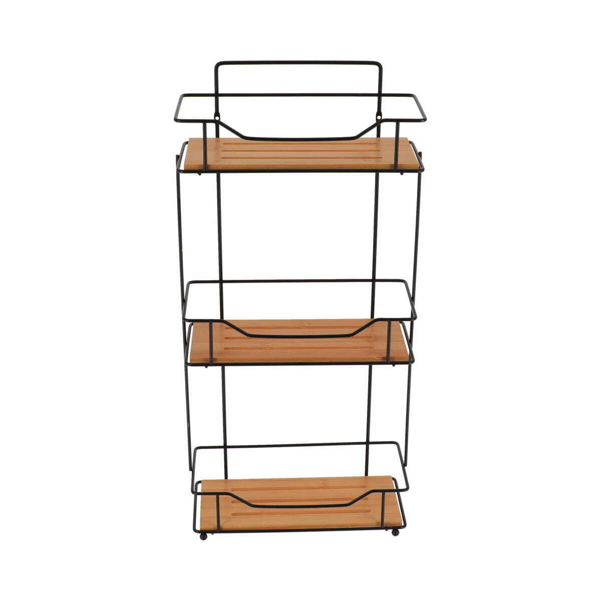 POLICA  drvo, metal  - boje hrasta, Basics, drvo/metal (11,5/57/26,5cm) - Homeware
