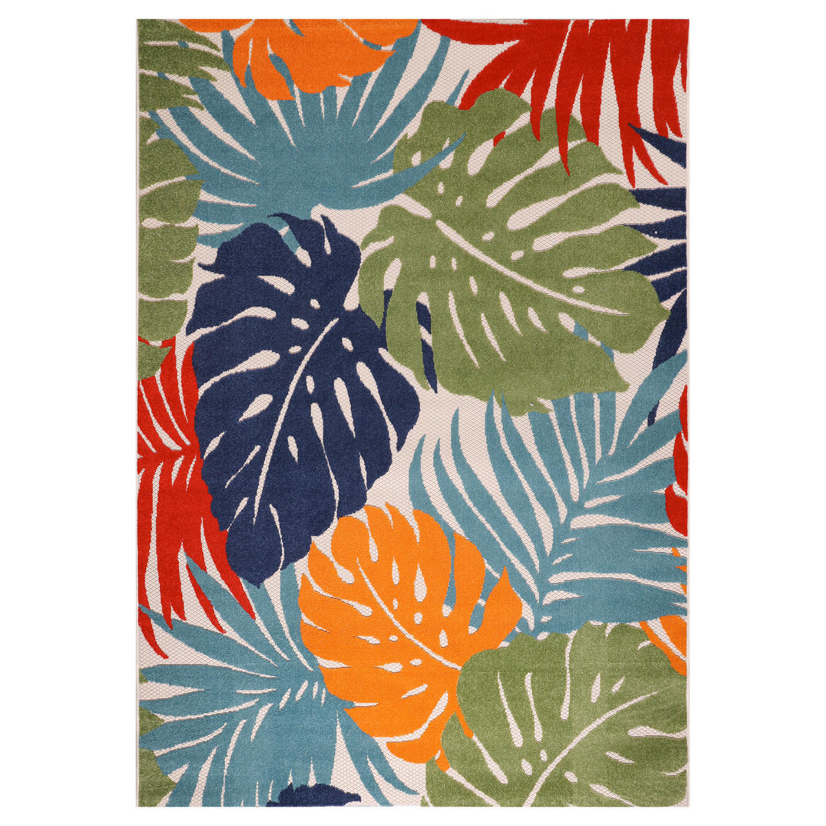 STAZA 80/200 cm   plava, zelena  Floral  - zelena/plava, Lifestyle, tekstil/plastika (80/200cm)