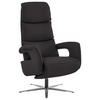 RELAXSESSEL in Leder Dunkelbraun  - Edelstahlfarben/Dunkelbraun, Design, Leder/Metall (76/119/86cm) - Dieter Knoll