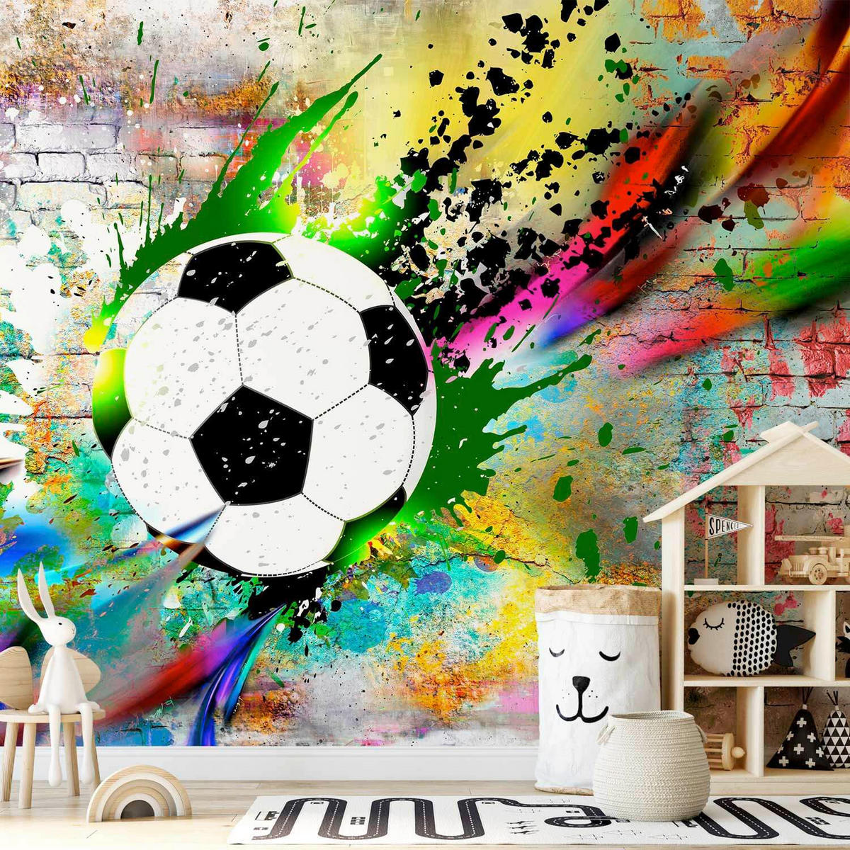 FOTOTAPET 250/175 cm  - multicolor, Lifestyle, textil (250/175cm) - artgeist