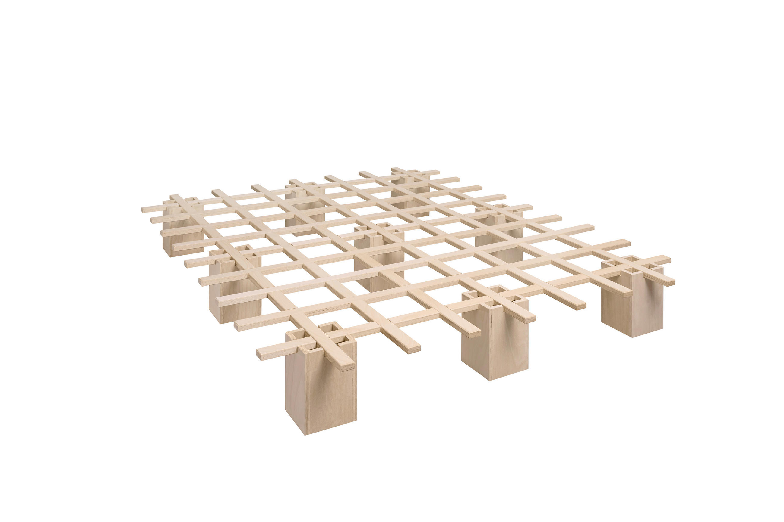 FUTONBETT 160/200 cm  in Buchefarben  - Buchefarben, Design, Holz (160/200cm) - Tojo