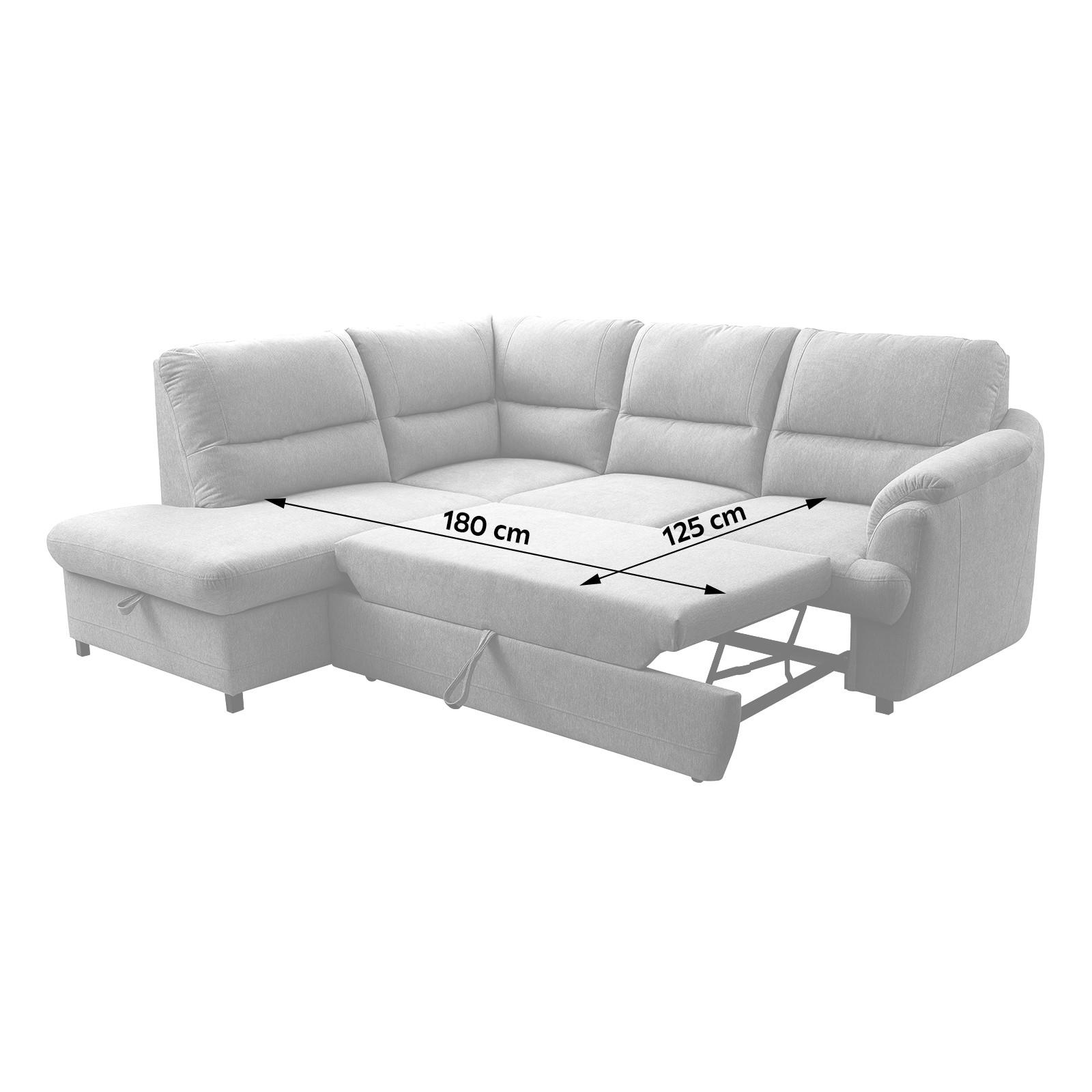 Thumbnail - Mid.you Ecksofa, Dunkelblau, Textil, Buche, 4-Sitzer, L-Form, 240x200 cm, Stoffauswahl, Rücken echt, Wohnzimmer, Sofas &...