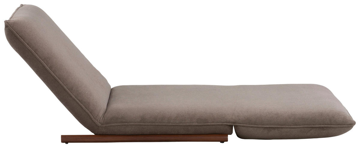 SESSEL in Samt Braun  - Dunkelbraun/Braun, Design, Textil/Metall (93/97/80cm) - MID.YOU