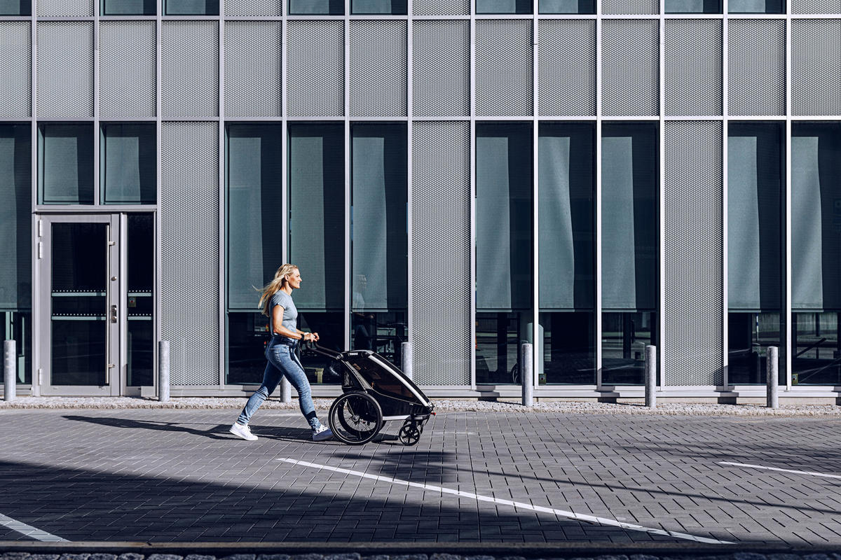 FAHRRADANHÄNGER   Chariot Lite 2  - Grün, Basics, Metall (80/114,5/94cm) - Thule