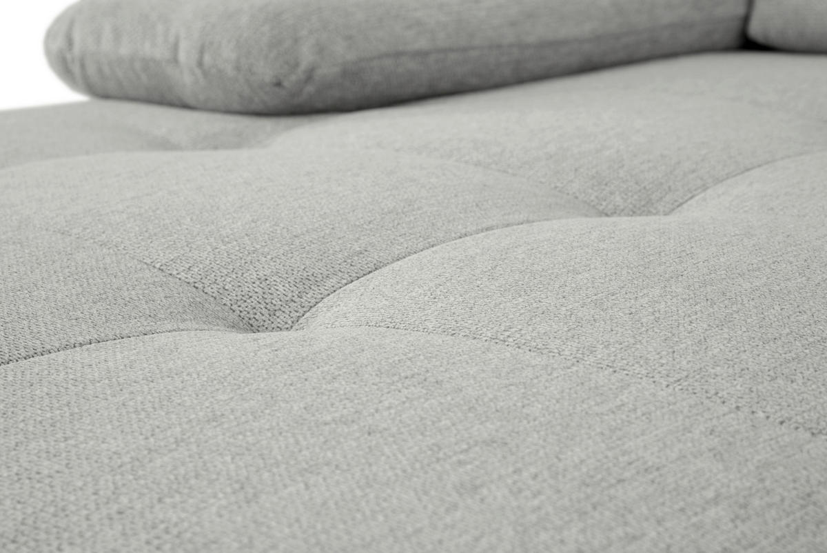 ECKSOFA in Webstoff Olivgrün  - Schwarz/Olivgrün, Design, Textil/Metall (188/296cm) - Livetastic
