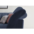 ECKSOFA  in Webstoff Dunkelblau  302/216 cm  - Schwarz/Dunkelblau, Design, Holz/Textil (302/216cm) - Xora