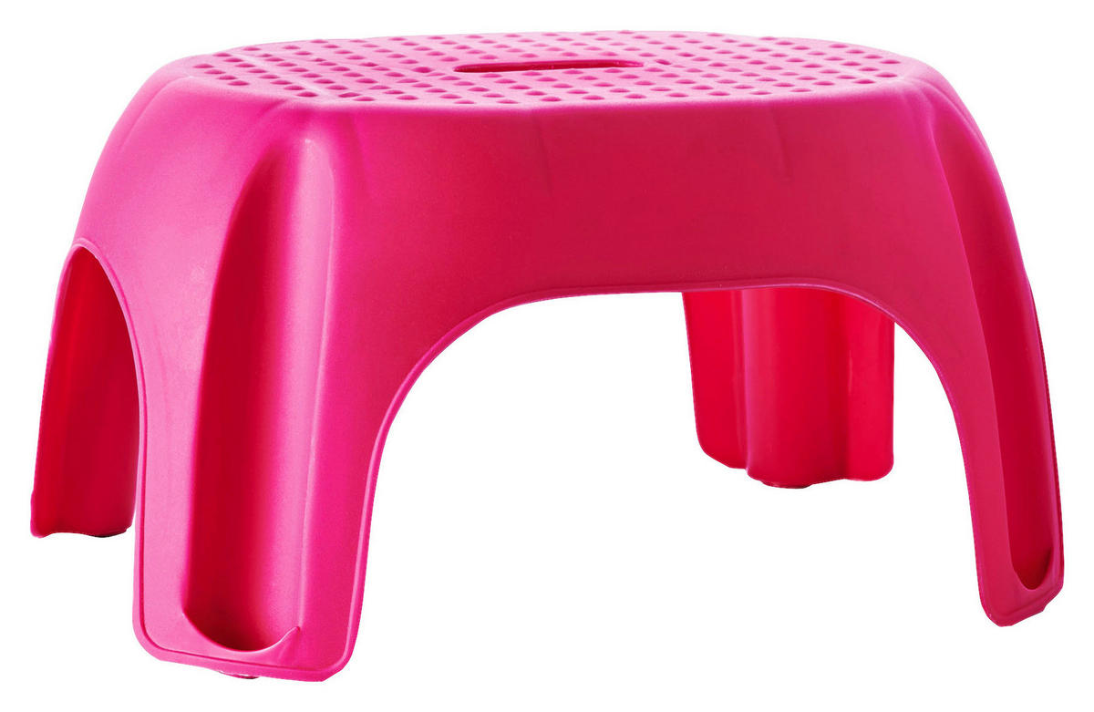 BADHOCKER Kunststoff  - Rosa, Basics, Kunststoff (39/22/24cm)