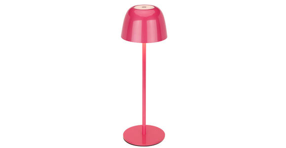 AKKU-TISCHLEUCHTE Santa Ana 11/34,6 cm - Pink, Trend, Metall (11/34,6cm) - Novel