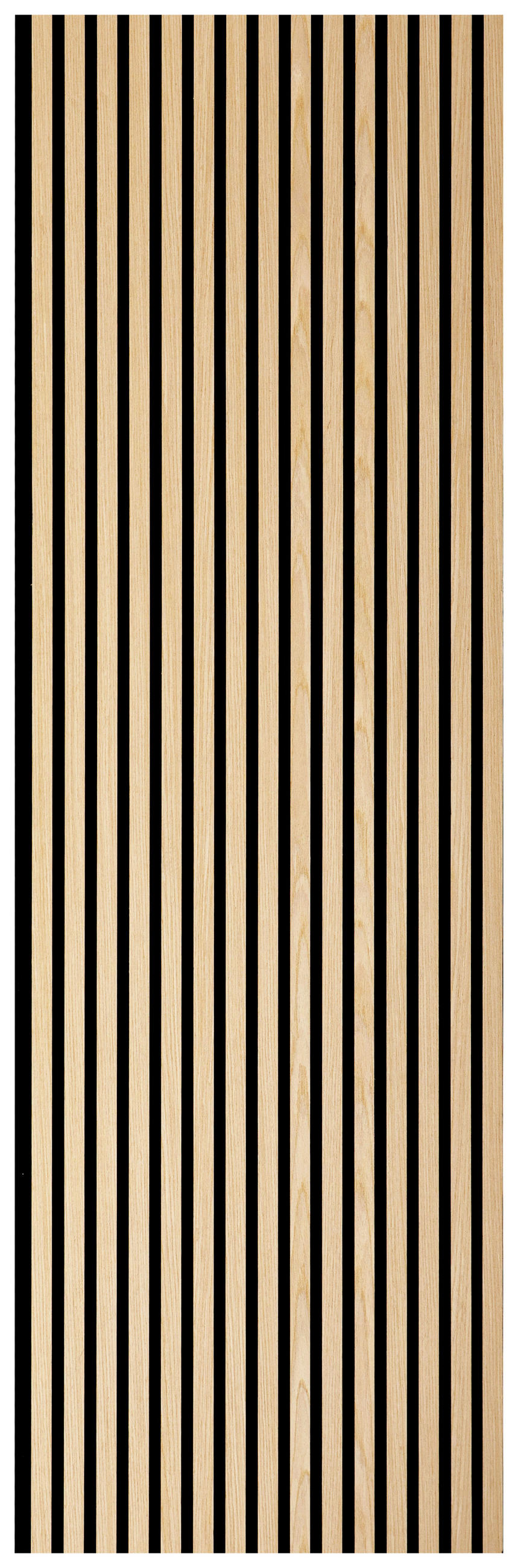 AKUSTIKPANEEL Echtholz Eiche hell Sonido Elements Eichefarben, Eiche Bianco 244/56/1.8 cm  - Eiche Bianco/Eichefarben, Basics, Holz/Holzwerkstoff (244/56/1.8cm) - Novel