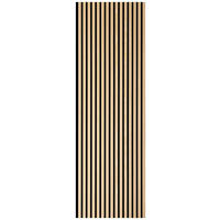 AKUSTIKPANEEL Echtholz Eiche hell Sonido Elements Eichefarben, Eiche Bianco 244/56/1.8 cm  - Eiche Bianco/Eichefarben, Basics, Holz/Holzwerkstoff (244/56/1.8cm) - Novel