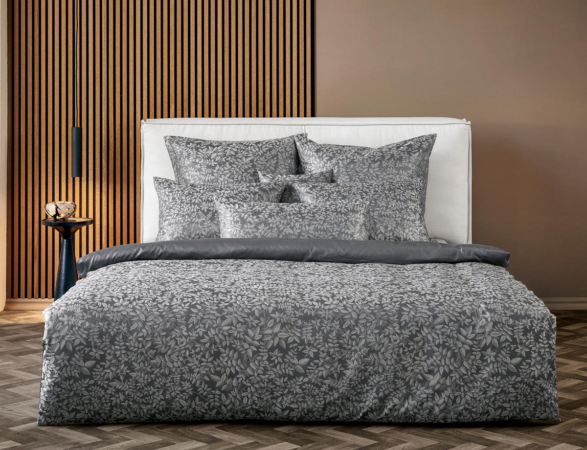 POSTELJINA 240/220 cm  SKAGEN  - bijela/siva, Basics, tekstil (240/220cm) - Curt Bauer