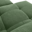 ECKSOFA  in Cord Olivgrün  176/311 cm  - Schwarz/Olivgrün, KONVENTIONELL, Textil/Metall (176/311cm) - Carryhome
