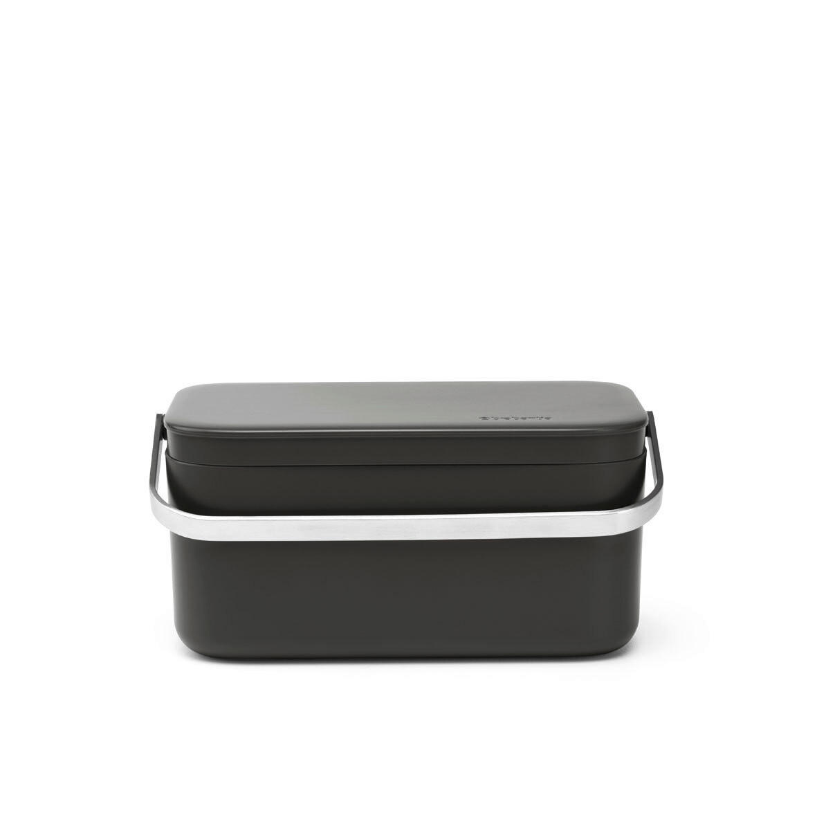 BIO-EIMER SINK SIDE 1.8 L  - Grau, Basics, Kunststoff/Metall (22,1/10,7/12,7cm) - Brabantia