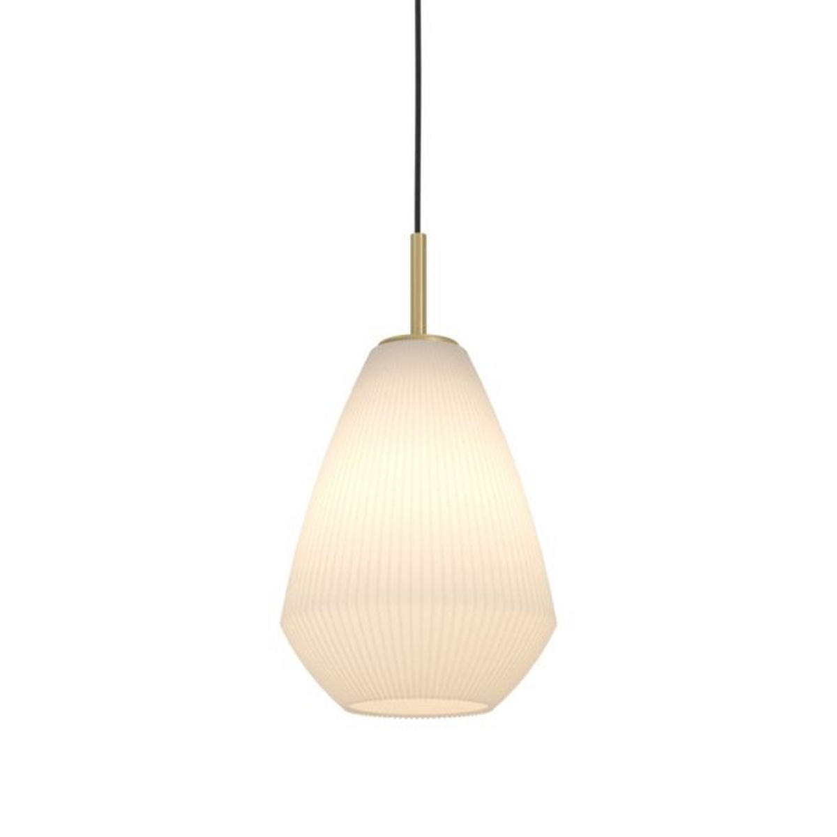 HÄNGELEUCHTE 20/110 cm    - Sandfarben/Messingfarben, Basics, Glas/Metall (20/110cm) - Eglo