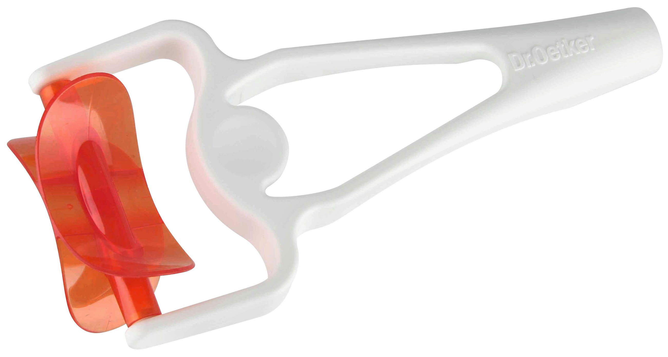 AUSSTECHFORM - Orange/Weiß, Basics, Kunststoff (22,7/11,7/3,0cm) - Dr.Oetker