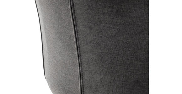 SCHWINGSTUHL  , Stoffauswahl, mit Griff  , Flachgewebe  ,  - Edelstahlfarben/Anthrazit, Design, Textil/Metall (49/99/63cm) - Novel