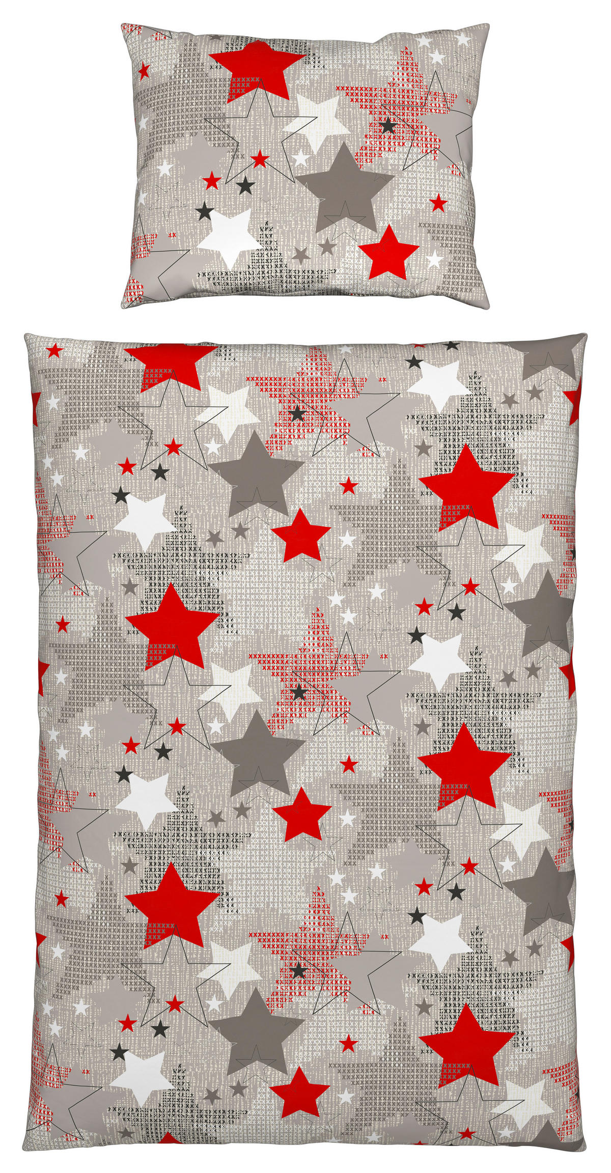 BETTWÄSCHE Flanell 140/200 cm  - Anthrazit, KONVENTIONELL, Textil (140/200cm) - Esposa