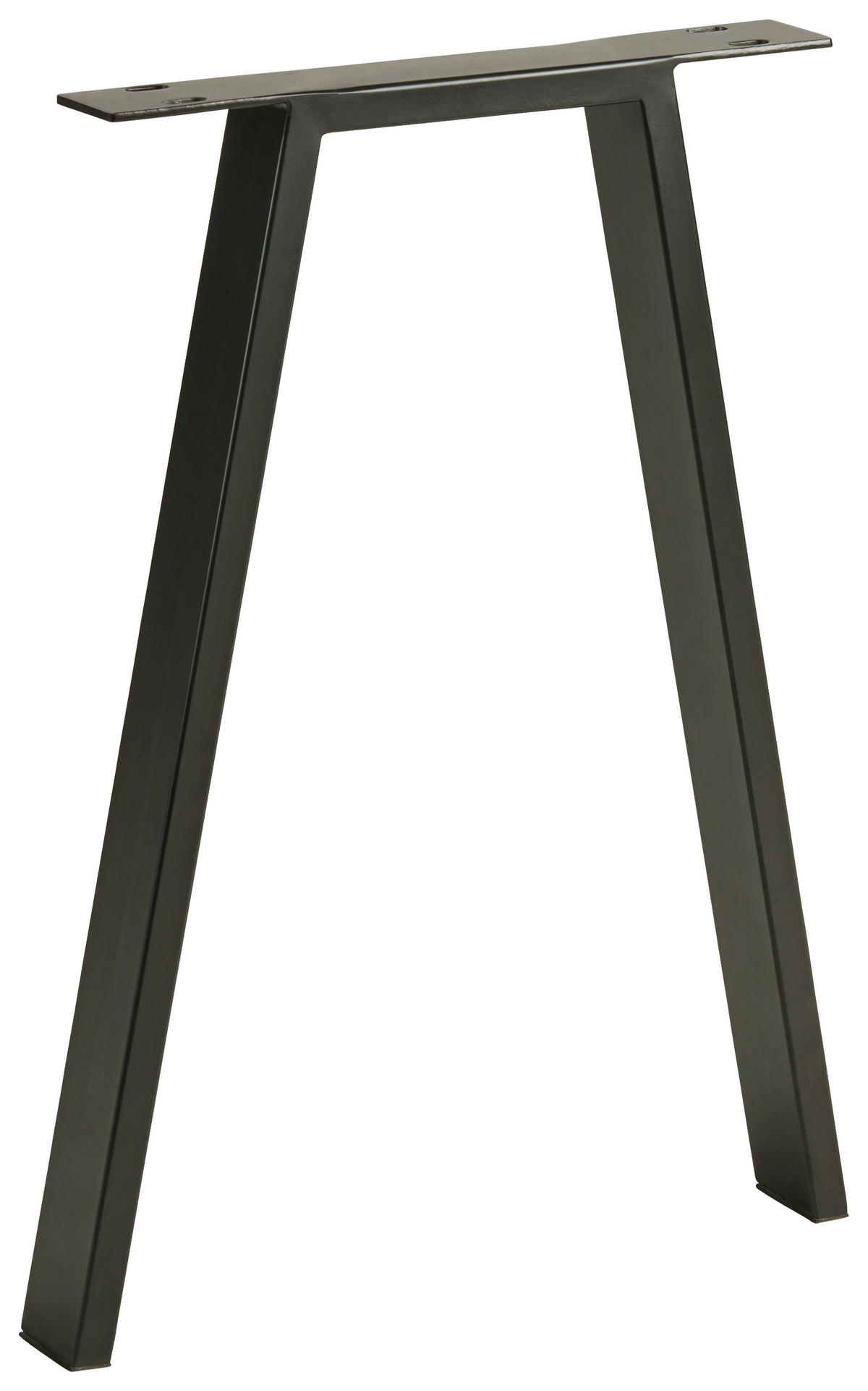TISCHGESTELL - Schwarz, Natur, Metall (52/73/7,5cm) - Valdera